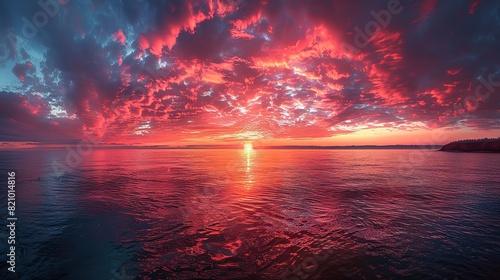 panoramic sunrise.illustration © Emile