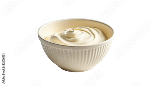 Classic Refreshment: Vanilla Ice Cream in a White Paper Cup 