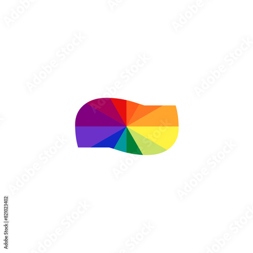 Vibrant Alphabet Icons - Rainbow Letters - Spectrum Alphabet - Chroma Characters  © Manojkumar