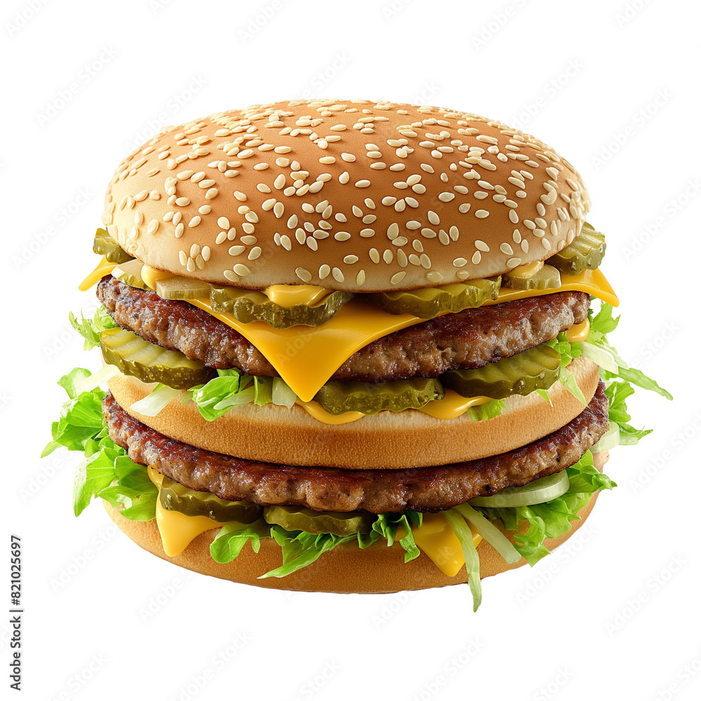 hamburger isolated on white hamburger isolated on white