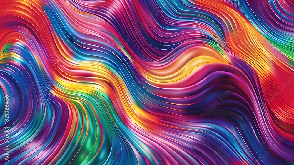 abstract multi-colored wave pattern that is shiny and flowing in a modern style abstract multi-colored wave pattern that is shiny and flowing in a modern style