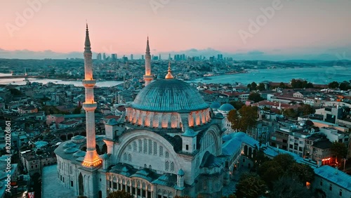 Aerial view of İstanbul photo