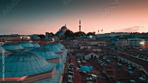 Aerial view of İstanbul photo
