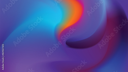 Abstract background with a combination of blue, green, yellow, pink, purple and red colors