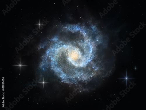 Giant spiral galaxy