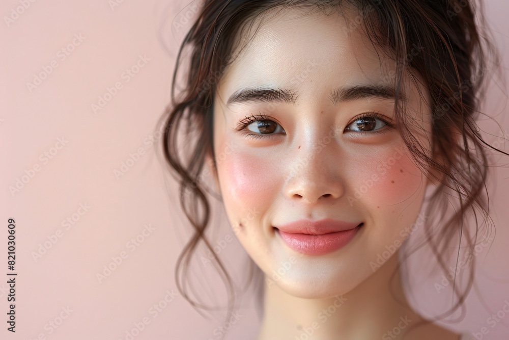 A charming portrait of an Asian beauty A charming portrait of an Asian beauty