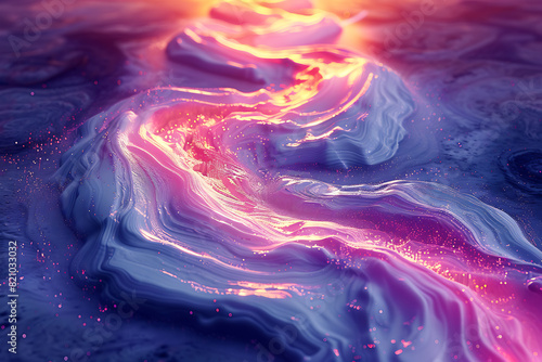 An abstract gradient liquid background featuring smooth, flowing colors that blend seamlessly to create a visually captivating and modern design, ideal for digital art and graphic projects