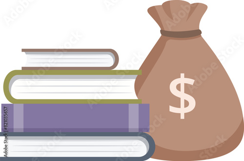 Investment in knowledge concept, understanding the importance of investing in education, books, and learning to build personal wealth and financial assets for future planning
