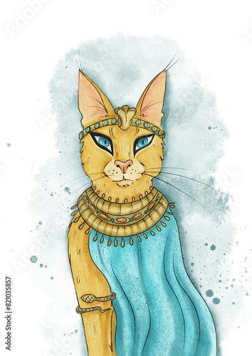 Egyptian cat queen