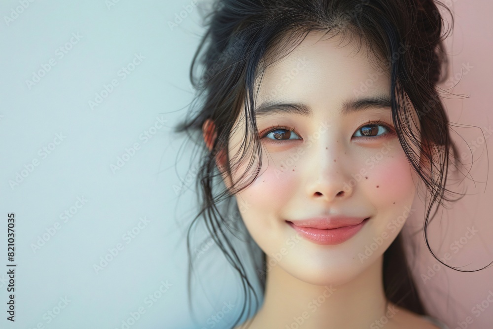 A charming portrait of an Asian beauty A charming portrait of an Asian beauty