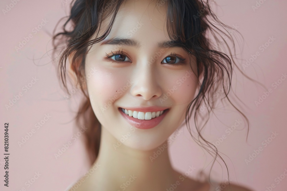 A charming portrait of an Asian beauty A charming portrait of an Asian beauty