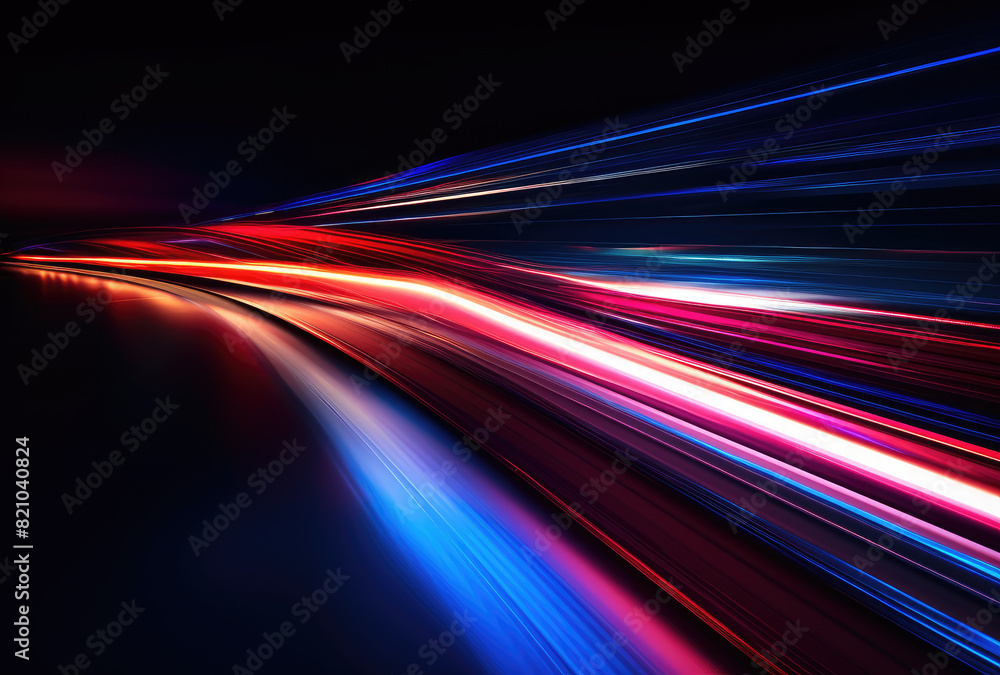 High-Speed Motion Blur Light Trails High-Speed Motion Blur Light Trails