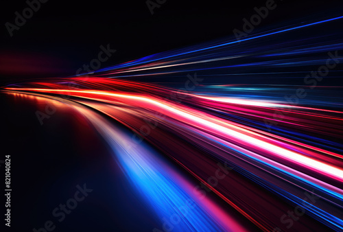 High-Speed Motion Blur Light Trails