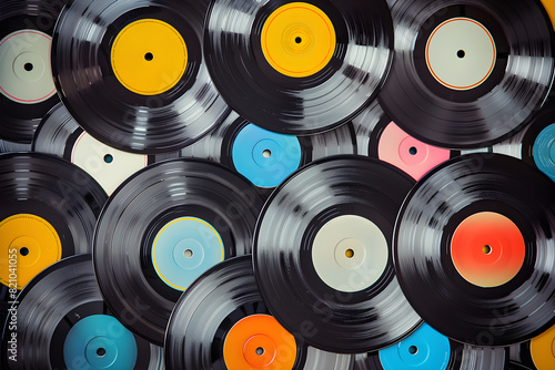 Nostalgic Vinyl Records Display - An Ode to The Best Musical Productions