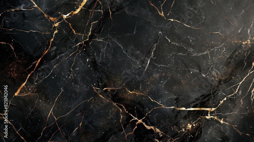 black and golden marble background with smudge grey effect abstract background © Art Wall