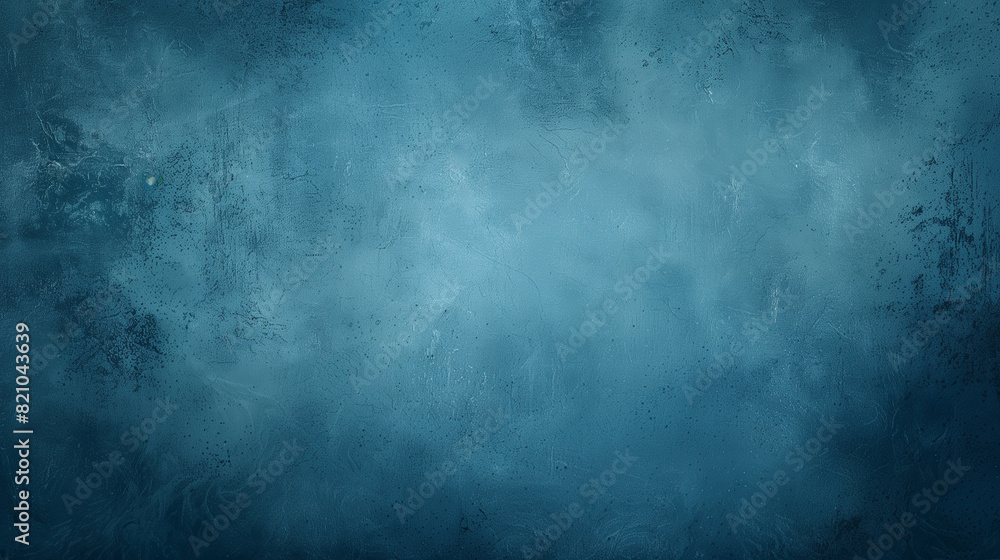 Obraz premium blue background, vintage marbled textured border.
