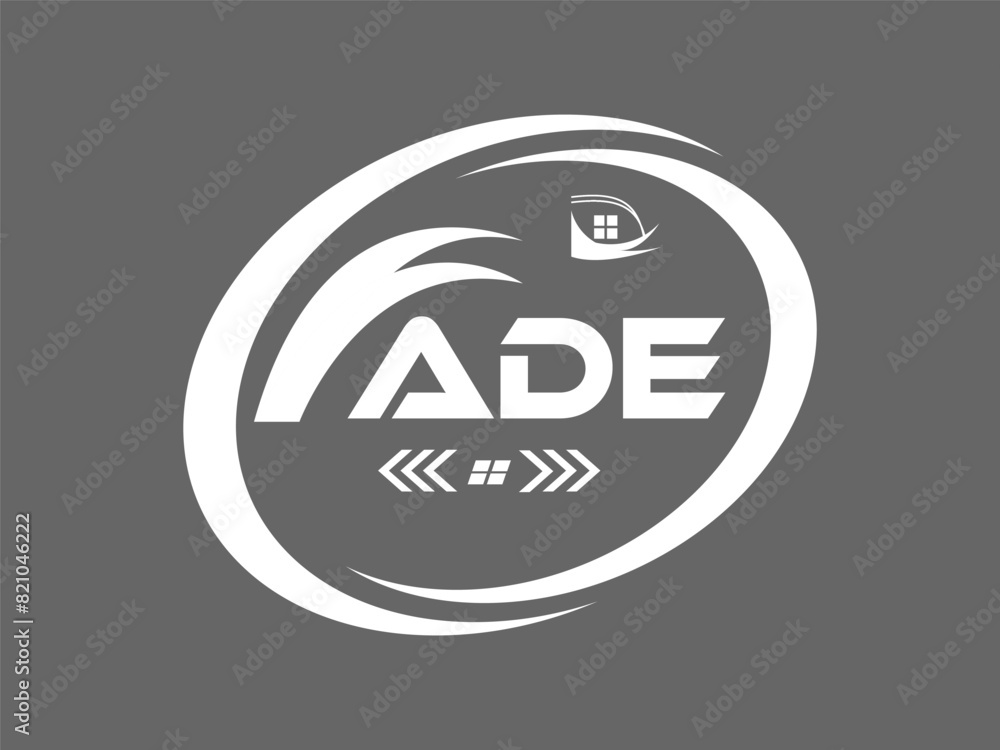 ADE letter logo design. ADE Simple and modern logo. ADE luxurious Alphabet logo Design. -vector Illustration ADE letter logo design. ADE Simple and modern logo. ADE luxurious Alphabet logo Design. -vector Illustration