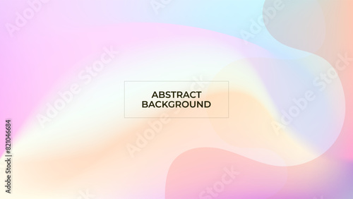 ABSTRACT BACKGROUND PASTEL GRADIENT MESH COLORFUL VECTOR DESIGN TEMPLATE FOR WALLPAPER, COVER DESIGN, HOMEPAGE DESIGN, GRRETING CARD, BROCHURE