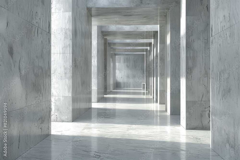 abstract concrete corridor abstract concrete corridor