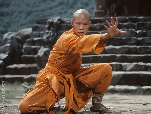 Good or bad, its up to the monk  means the consequences of actions are the doers responsibility