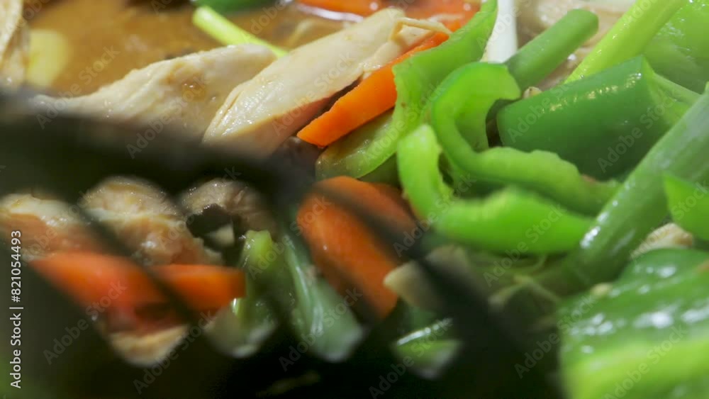 Chinese cuisine, home -cooked dishes, green pepper fried chicken shreds, shredded chicken, chicken, Chinese cuisine, home -cooked dishes, green pepper fried chicken shreds, shredded chicken, chicken,