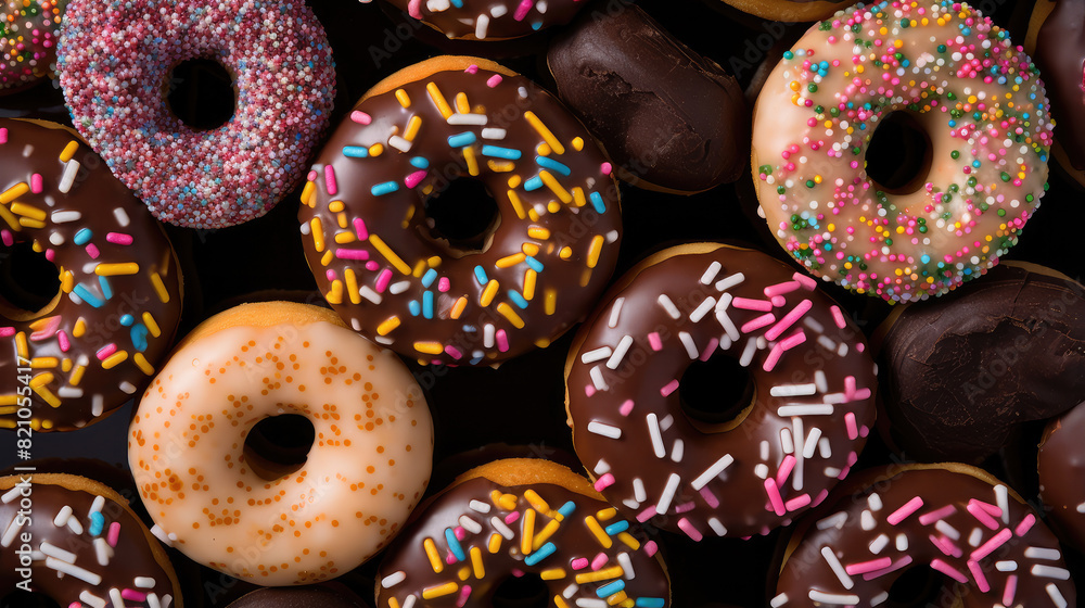 Assorted Donuts Delight - Sweet Treat Collection Assorted Donuts Delight - Sweet Treat Collection