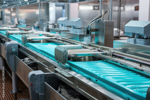 Efficient Automated Food Production Conveyor System © evening_tao