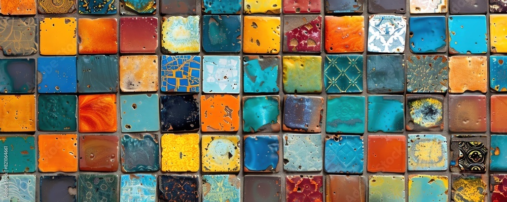 texture background of Tiled mosaic texture background of Tiled mosaic