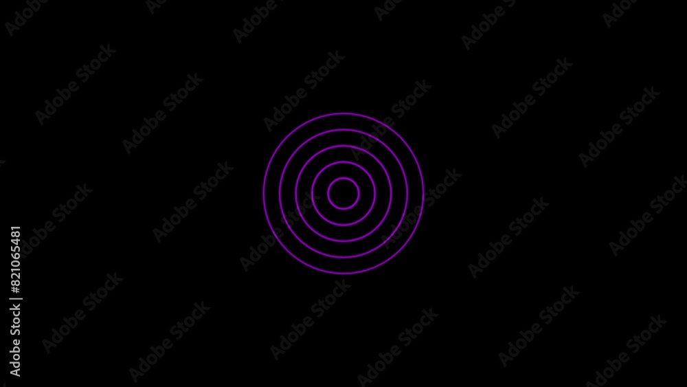 Radio wave signal animation, network tower produced wave signal animation. Radio wave signal animation, network tower produced wave signal animation.