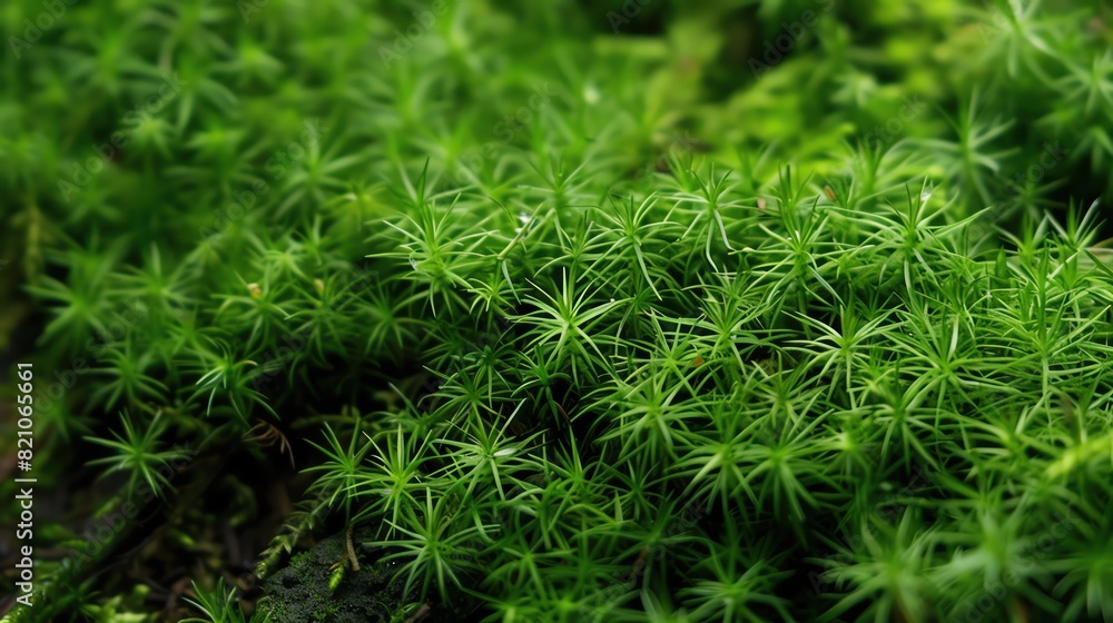 close up of Soft moss close up of Soft moss