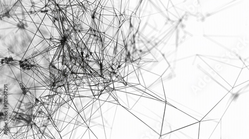 Design an abstract background using interconnected wireframe structures.