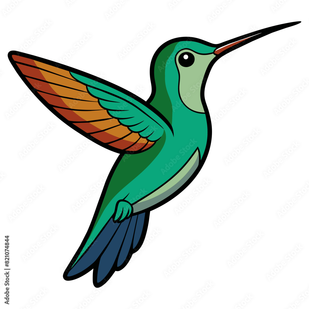 Obraz premium A flying bird logo icon vector illustration