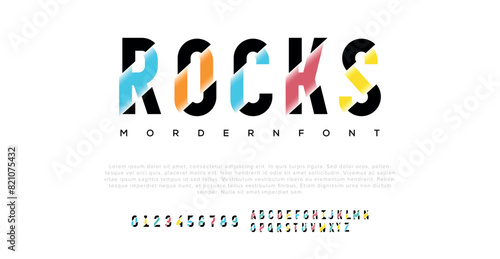 Rocks modern creative minimal alphabet small letter logo design
