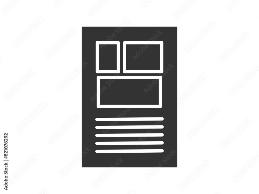 Illustration a vector icon depicting documents, suitable for web and mobile applications, isolated for use in graphic and design. Illustration a vector icon depicting documents, suitable for web and mobile applications, isolated for use in graphic and design.