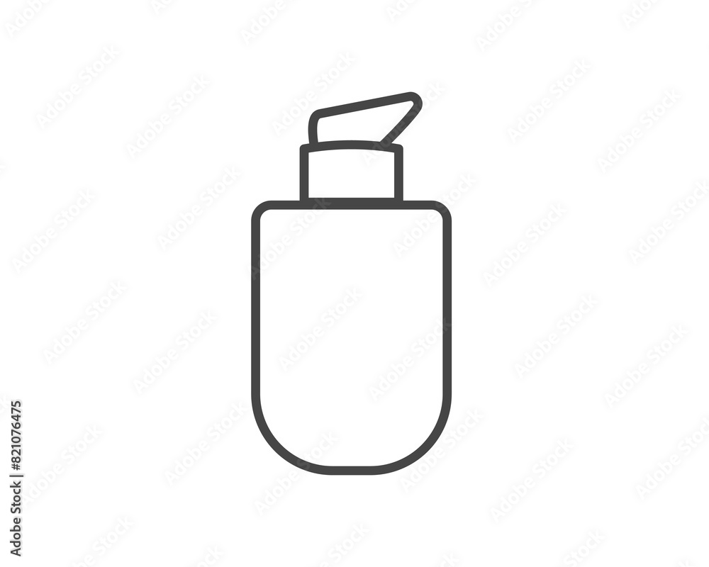 Vector icons of beauty, cosmetics and care. Bottle, jar, shower gel, face cream, body lotion, spray, ointment, paste. Vector icons of beauty, cosmetics and care. Bottle, jar, shower gel, face cream, body lotion, spray, ointment, paste.
