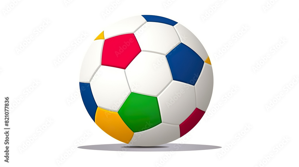 a soccer ball isolated on pure white background a soccer ball isolated on pure white background