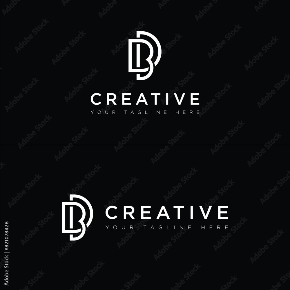 BD Letter Logo, Initial Letter BD Logo Vector Design Simple Logo Template BD Letter Logo, Initial Letter BD Logo Vector Design Simple Logo Template