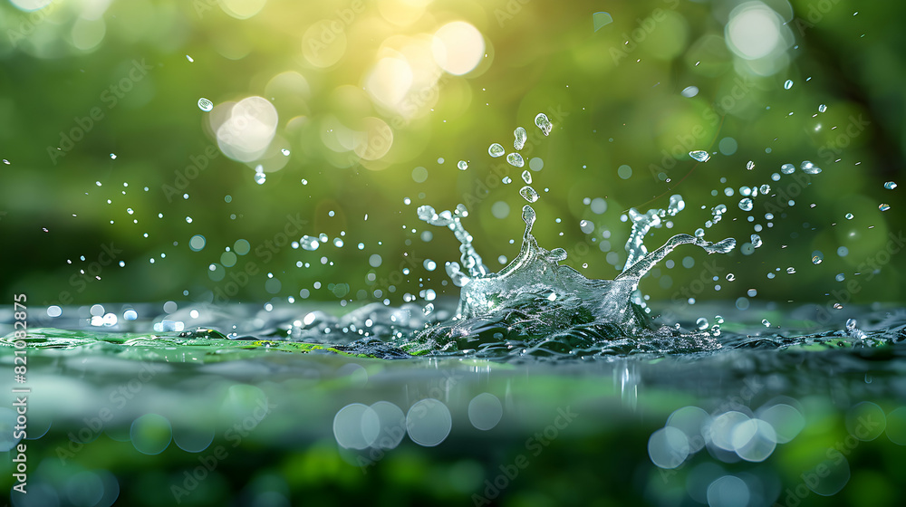 Sustainable Water Management Concept: Utilizing Smart Technology for Conservation and Resource Efficiency Future of Water Sustainability Represented in Photorealistic Image Sustainable Water Management Concept: Utilizing Smart Technology for Conservation and Resource Efficiency Future of Water Sustainability Represented in Photorealistic Image