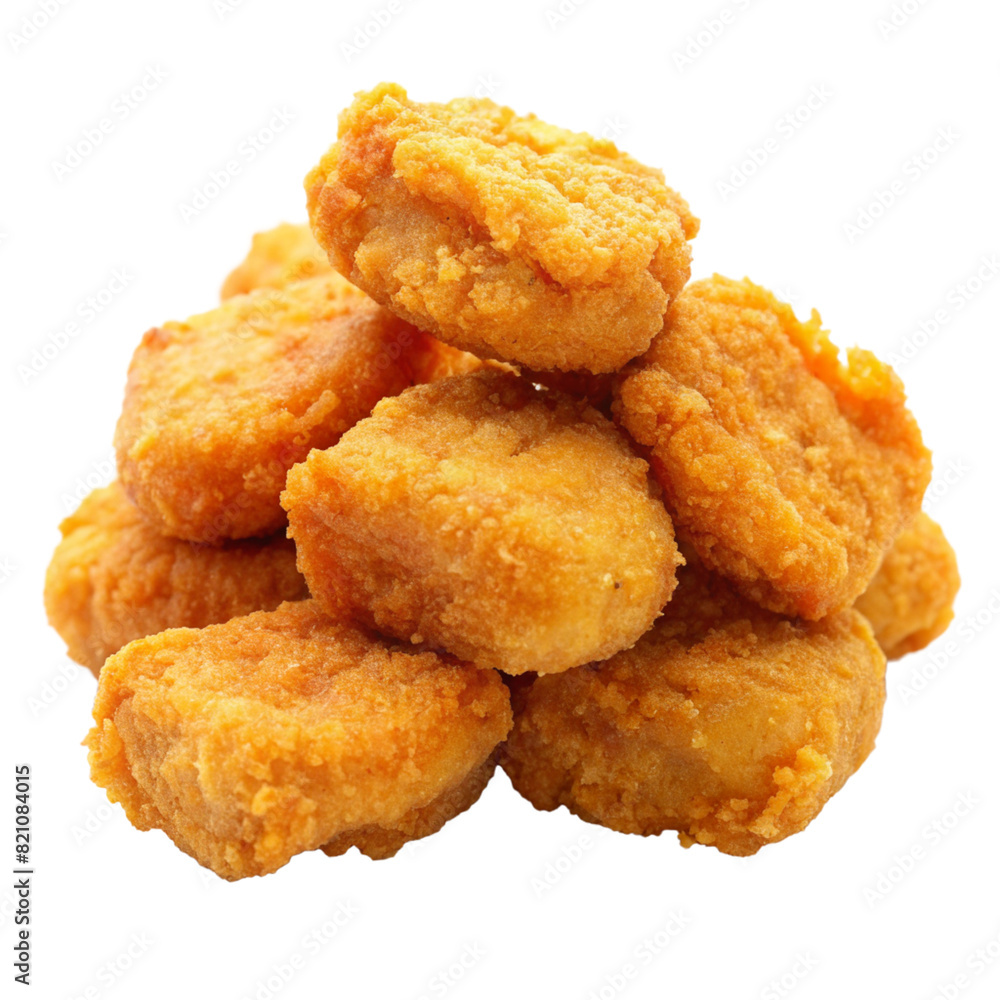 chicken nuggets on white chicken nuggets on white