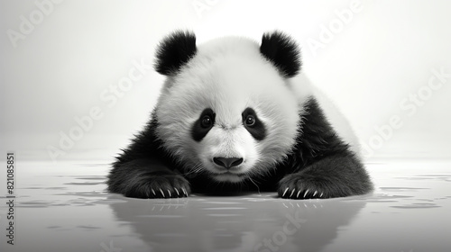 Create a realistic image of a panda