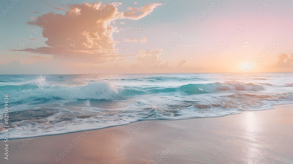 How about naming the image Beach Waves at Sunset? It captures the essence of the scene with a simple and easy-to-understand name