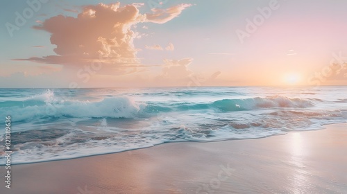How about naming the image Beach Waves at Sunset  It captures the essence of the scene with a simple and easy-to-understand name