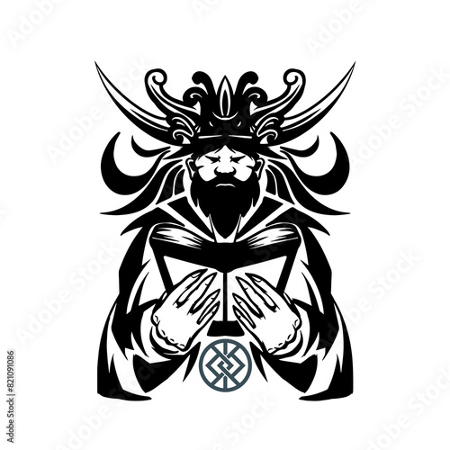 Teachers from ancient China illustration