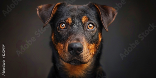 Stunning portrait photography of a dog  canine  pet  close-up  style