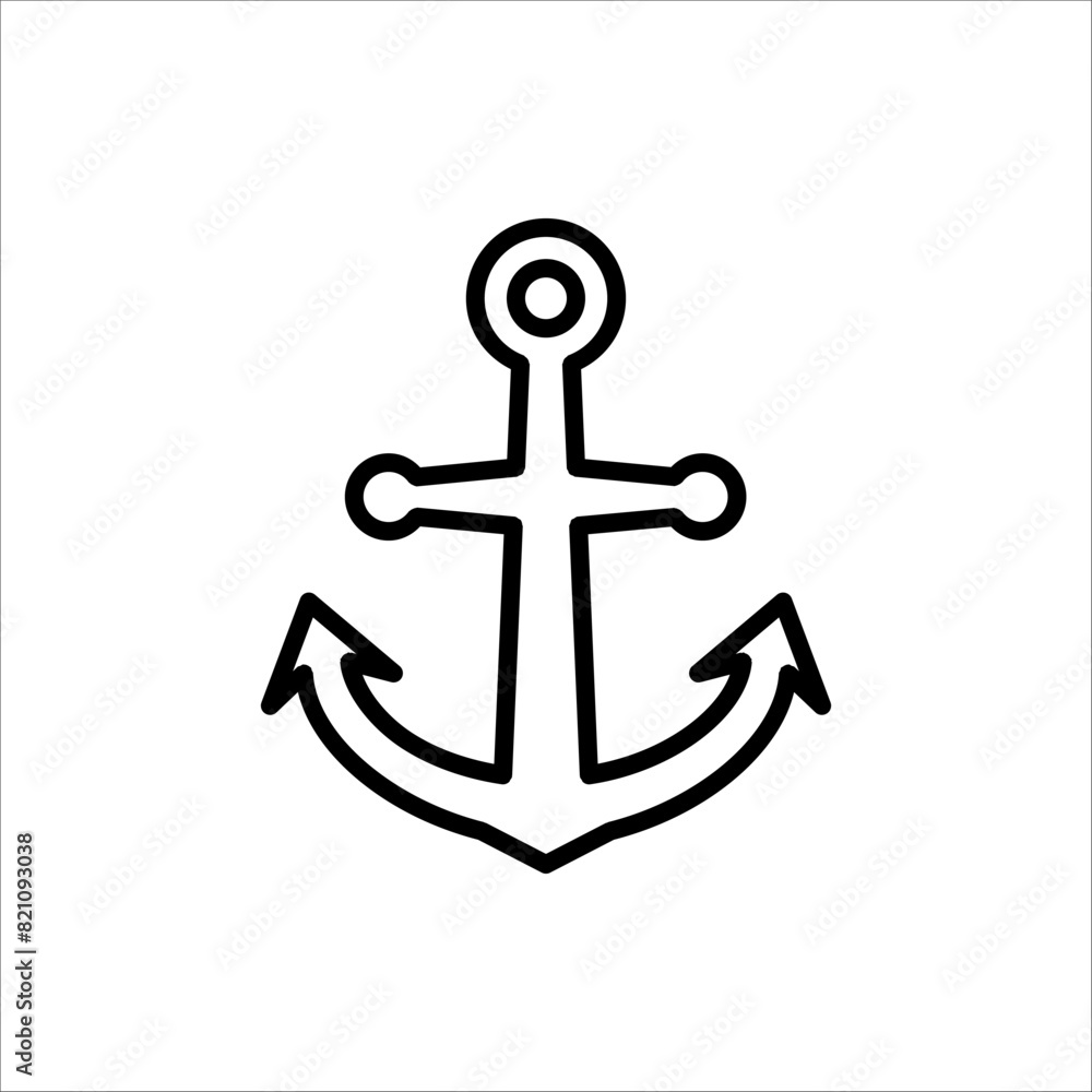 Anchor icon. Anchor symbol logo. Anchor marine icon. Anchor icon. Anchor symbol logo. Anchor marine icon.