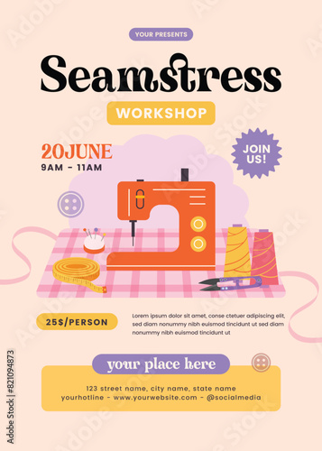 Seamstress Workshop Flyer