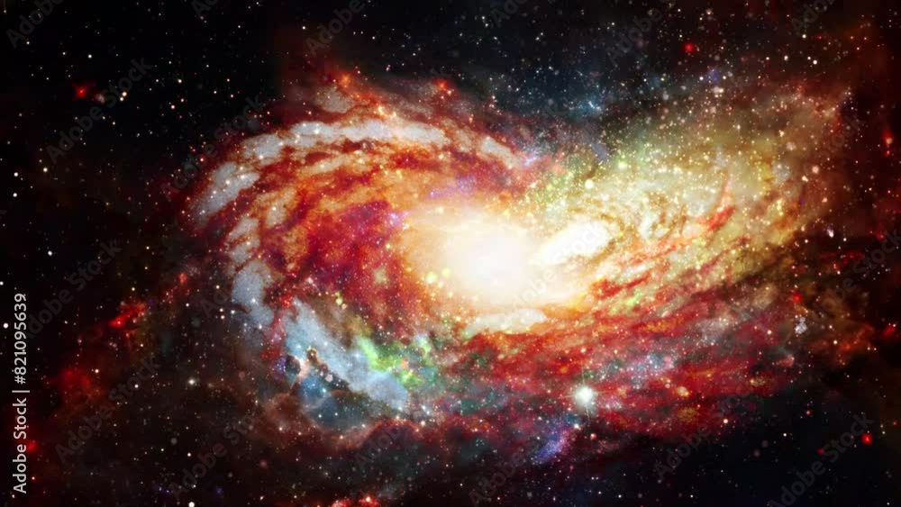 colorful nebula particles space background colorful nebula particles space background