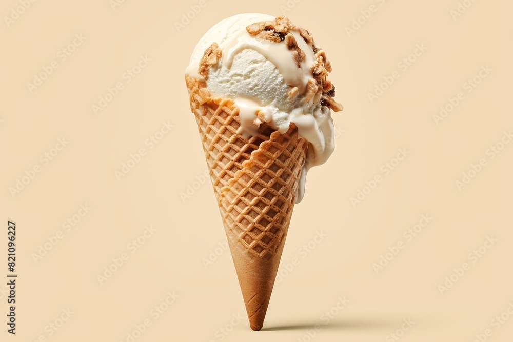Enticing ice cream sensation. Eye-catching visuals for promotions Enticing ice cream sensation. Eye-catching visuals for promotions