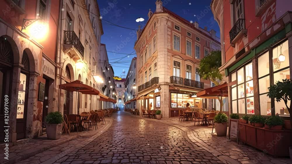 street in the town 4k looping video street in the town 4k looping video