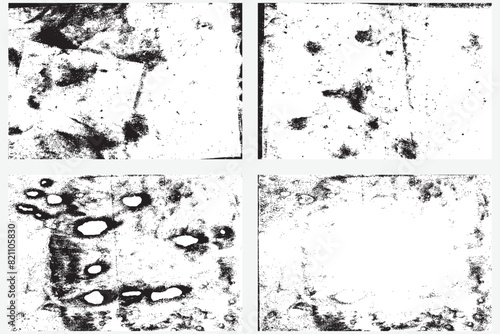 Wallpaper Mural Set of calligraphy education and school concept pages overlays. Ancient grungy parchment papers, old weathered burnt textured papers. Dirty and dusty papers for writing and book making design set. Torontodigital.ca